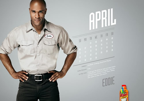 Liquid Plumr Calendar: Mr. April