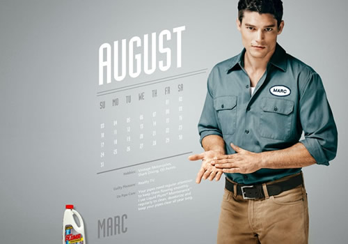 Liquid Plumr Calendar: Mr. August